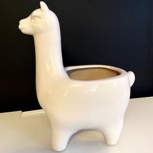 NEW! West Elm Llama Planter!